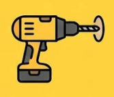 Drilling hles for insulation